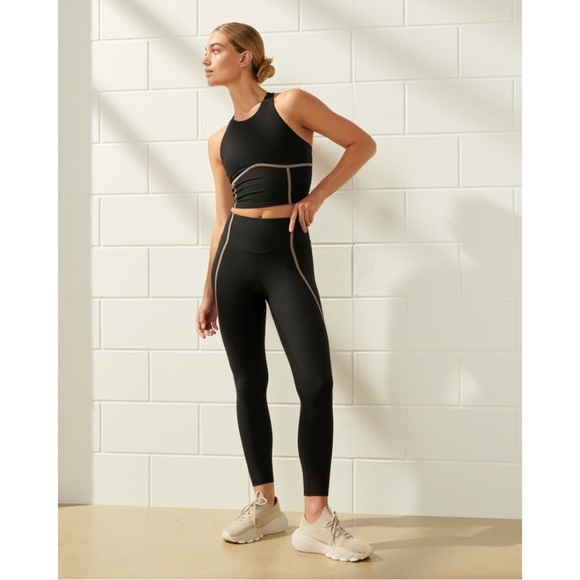 NWT Abercrombie & Fitch YPB SculptLux High Neck Corset Slim Tank Size XXS - Picture 12 of 12